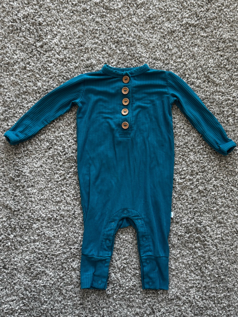 Long sleeved Henley Posh Peanut onesie